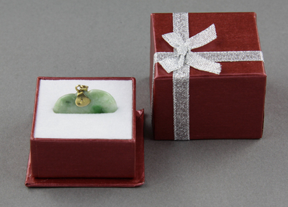 Chinese Jade and Gold Antique Pendant